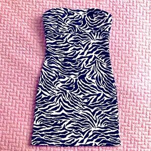 NWOT! Strapless Leopard Dress